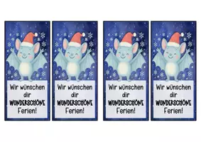 Vorschau - Anderer Materialtyp - Fledermausklasse Lesezeichen zu Weihnachten - Seite 2