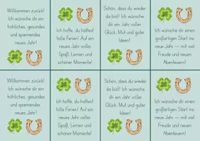 Vorschau - Anderer Materialtyp - Neujahr - Feriengruß - Seite 1