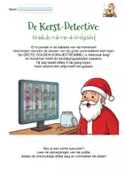 Voorbeeld - Begrijpend lezen: De Kerst-detective - 2de leerjaar/groep 4 - Voorblad