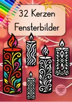 Vorschau - Mal- und Bastelvorlagen - Leuchtende Kerzen – kreative Fensterbilder - Deckblatt