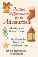 Vorschau - Bildkarten - Positive Affirmationen in der Adventszeit - Seite 1