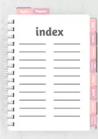Vorschau - Arbeitsblätter - Pastel Undated Digital Planner for Students & Teachers - Seite 3