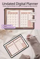 Vorschau - Präsentationen/Tafelbilder - Digital Undated Monthly Planner - Deckblatt