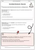 Vorschau - Arbeitsblätter - Unterscheidung: Menschenrechte - Bürgerrechte - Deckblatt