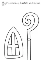 Vorschau - Mal- und Bastelvorlagen - Nikolaus im Winterlicht - Seite 3