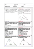 Vorschau - Klassenarbeiten - Klassenarbeit Dreiecke Klasse 7 - Seite 1