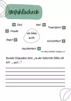 Vorschau - Arbeitsblätter - Pubertät & Emotionen - Material zum Film "Alles steht Kopf" - Seite 1