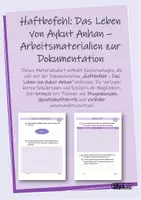 Vorschau - Arbeitsblätter - Haftbefehl Dokumentation: Gesellschaftskritik - Deckblatt