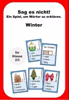 Vorschau - Spiele - Sag es nicht Jahreszeiten Deutsch Spiel - Seite 1