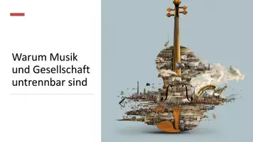 Vorschau - Präsentationen/Tafelbilder - Musik und Gesellschaft – Unterrichtspräsentation SEK II - Deckblatt