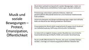 Vorschau - Präsentationen/Tafelbilder - Musik und Gesellschaft – Unterrichtspräsentation SEK II - Seite 3
