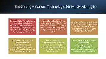 Vorschau - Präsentationen/Tafelbilder - Musikproduktion & Technologie – Präsentation SEK II - Seite 1