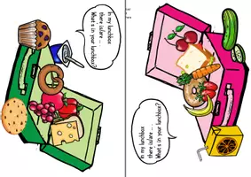 anteprima - Esercizi - Lunchbox: Carta sotto-sopra (Speaking) - Pagina 1