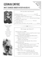Vorschau - Arbeitsblätter - Bilingual Geschichte: Kaiser Wilhelm II vs. Bismarck – Was änderte sich im Deutschen Kaiserreich? - Seite 1