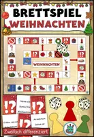 Vorschau - Spiele - Spielplan / Brettspiel "Weihnachten" Daz / Deutsch - Deckblatt