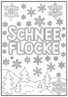 Vorschau - Mal- und Bastelvorlagen - Winter Malvorlagen Ausmalbilder Poster kreative Winterzeit Grundschule - Seite 3
