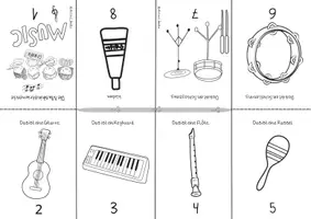 Vorschau - Arbeitsblätter - Musikinstrumente 2 Faltbücher - Seite 2