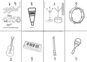 Vorschau - Arbeitsblätter - Musikinstrumente 2 Faltbücher - Seite 3