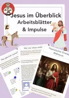 Vorschau - Stundenentwürfe - Jesus im Überblick: Arbeitsblätter & Impulse für den Einstieg - Deckblatt