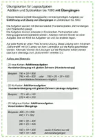Vorschau - Fördermaterial/Inklusion - Materialpaket: Legeaufgaben Addition und Subtraktion bis 1000 - Seite 2