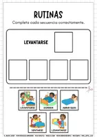 Vista previa - Hojas de trabajo - Cuaderno de actividades para alumnado TEA - página 2