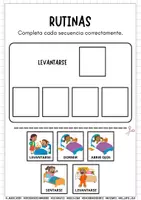Vista previa - Hojas de trabajo - Cuaderno de actividades para alumnado TEA - página 3