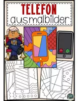 Vorschau - Mal- und Bastelvorlagen - Pop-Art Telefone – Kreative Ausmalbilder für Groß und Klein - Deckblatt