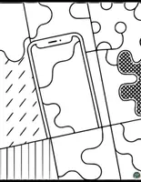 Vorschau - Mal- und Bastelvorlagen - Pop-Art Telefone – Kreative Ausmalbilder für Groß und Klein - Seite 2