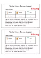 Vorschau - Arbeitsblätter - Winterliches Rechen-Logical - Seite 2