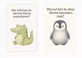 Vorschau - Bildkarten - Reflexionskarten Grundschule - Zootiere - Seite 2