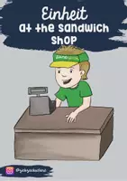 Vorschau - Arbeitsblätter - Englisch Einheit food: At the sandwich shop - Deckblatt