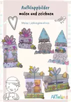 Vorschau - Stundenentwürfe - Weihnachten Bastelvorlagen Aufklappbilder: 48 Bildmotive Materialpaket (Klasse 1-4) - Seite 3