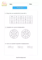 Vista previa - Hojas de trabajo - Exercicis multiplicacions - página 1