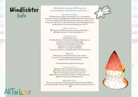 Vorschau - Stundenentwürfe - Weihnachtsbasteln: Windlichter malen & prickeln | Differenziert für Klassen 1–4 - Seite 2