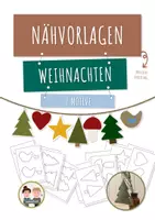 Vorschau - Stundenentwürfe - Nähen und sticken zu Weihnachten: Vorlagen für erstes Nähen - Deckblatt