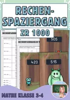 Vorschau - Arbeitsblätter - Materialpaket Rechenspaziergang - Seite 1