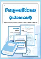 Vorschau - Arbeitsblätter - Prepositions (advanced): Worksheets zum Thema "englische Präpositionen" für Fortgeschrittene - Deckblatt