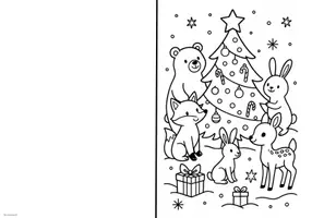 Vorschau - Mal- und Bastelvorlagen - Ausmal-Weihnachtskarten - Weihnachtsgeschenke für Eltern - Seite 3