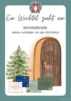 Vorschau - Text - Wichtelbriefe - Aufsteller vor der Wichteltür - Deckblatt
