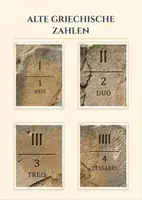 Vorschau - Bildkarten - Alte Griechische Zahlenkarten - Seite 1
