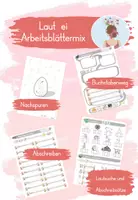 Vorschau - Arbeitsblätter - Laut ei - Arbeitsblättermix Klasse 1 - Deckblatt