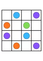 Vista previa - Juegos / Gamificación - Patrones de colores - NIVEL II (4x4) - página 2