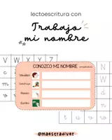 Vista previa - Hojas de trabajo - Trabajo mi nombre - Portada