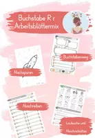 Vorschau - Arbeitsblätter - Buchstabe R r - Arbeitsblättermix Klasse 1 - Deckblatt