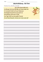 Vorschau - Arbeitsblätter - Abschreibübung Tiere - Seite 3