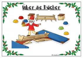 Vorschau - Stationenlernen - Sportstationen Nikolaus Weihnachten Frau Spaßkanone #fitdurchdenwinter - Seite 3