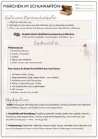 Vorschau - Mal- und Bastelvorlagen - Märchen im Schuhkarton - Kreatives Bastelprojekt zum Thema Märchen - Seite 1