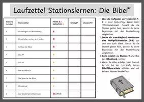 Vorschau - Arbeitsblätter - Die Bibel - Lernen an Stationen (Bibelführerschein) - Seite 2