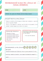 Vista previa - Unidades / Secuencias / Situaciones de Aprendizaje - RECOMANACIÓ D’UNA PEL·LÍCULA DE NADAL - página 1
