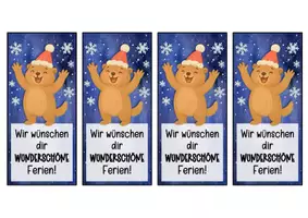 Vorschau - Anderer Materialtyp - Murmeltierklasse Lesezeichen zu Weihnachten - Seite 2